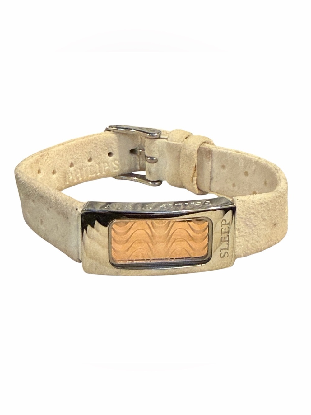 Philip Stein SLEEP Wellness Tracker Bracelet in Beige
